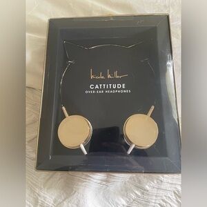 Cattitude Headphones by Nicole Miller